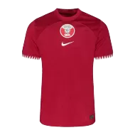 Qatar Home Soccer Jersey Custom World Cup Jersey 2022 - bestsoccerstore