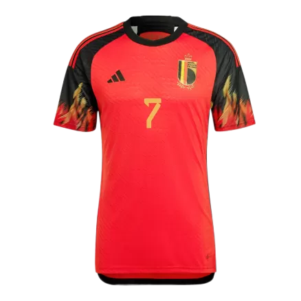 Belgium Jersey DE BRUYNE #7 Custom Home Soccer Jersey 2022 - bestsoccerstore