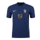 France Jersey BENZEMA #19 Custom Home Soccer Jersey 2022 - bestsoccerstore