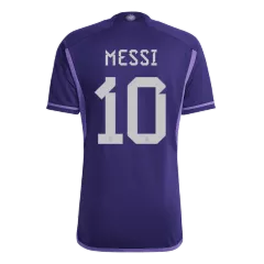 Argentina Away Soccer Jersey Custom Messi #10 World Cup Jersey 2022 - bestsoccerstore