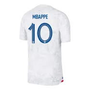 France Away Soccer Jersey MBAPPE #10 Custom World Cup Jersey 2022 - bestsoccerstore