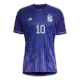 Argentina Jersey Custom Messi #10 Soccer Jersey Away 2022 - bestsoccerstore
