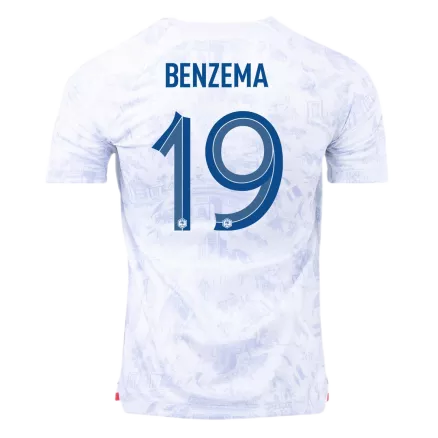 France Jersey Custom BENZEMA #19 Soccer Jersey Away 2022 - bestsoccerstore