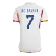 Belgium Away Soccer Jersey Custom DE BRUYNE #7 World Cup Jersey 2022 - bestsoccerstore