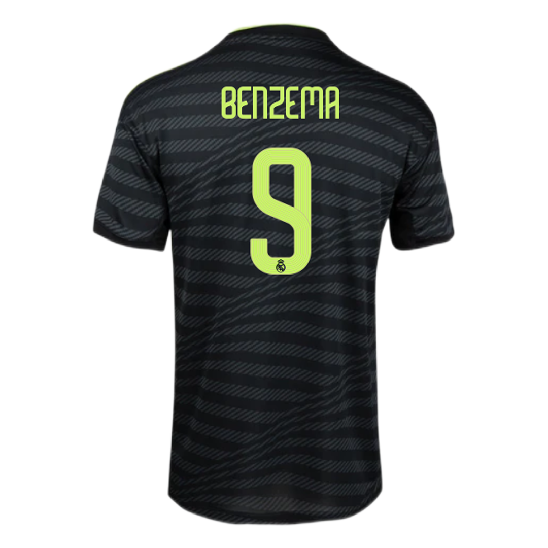 BENZEMA #9 Real Madrid Jersey 2022/23 Authentic Away Adidas