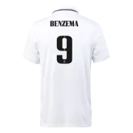 Real Madrid Jersey Custom Madrid BENZEMA #9 Soccer Jersey Home 2022/23 - bestsoccerstore