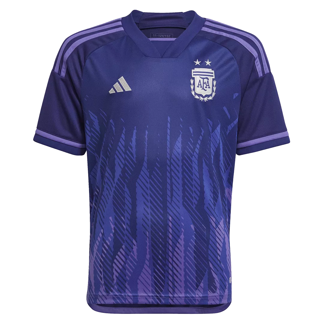 Argentina Away Soccer Jersey Custom World Cup Jersey 2022 - bestsoccerstore