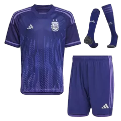 Argentina Away Soccer Jersey Custom World Cup Jersey 2022 - bestsoccerstore