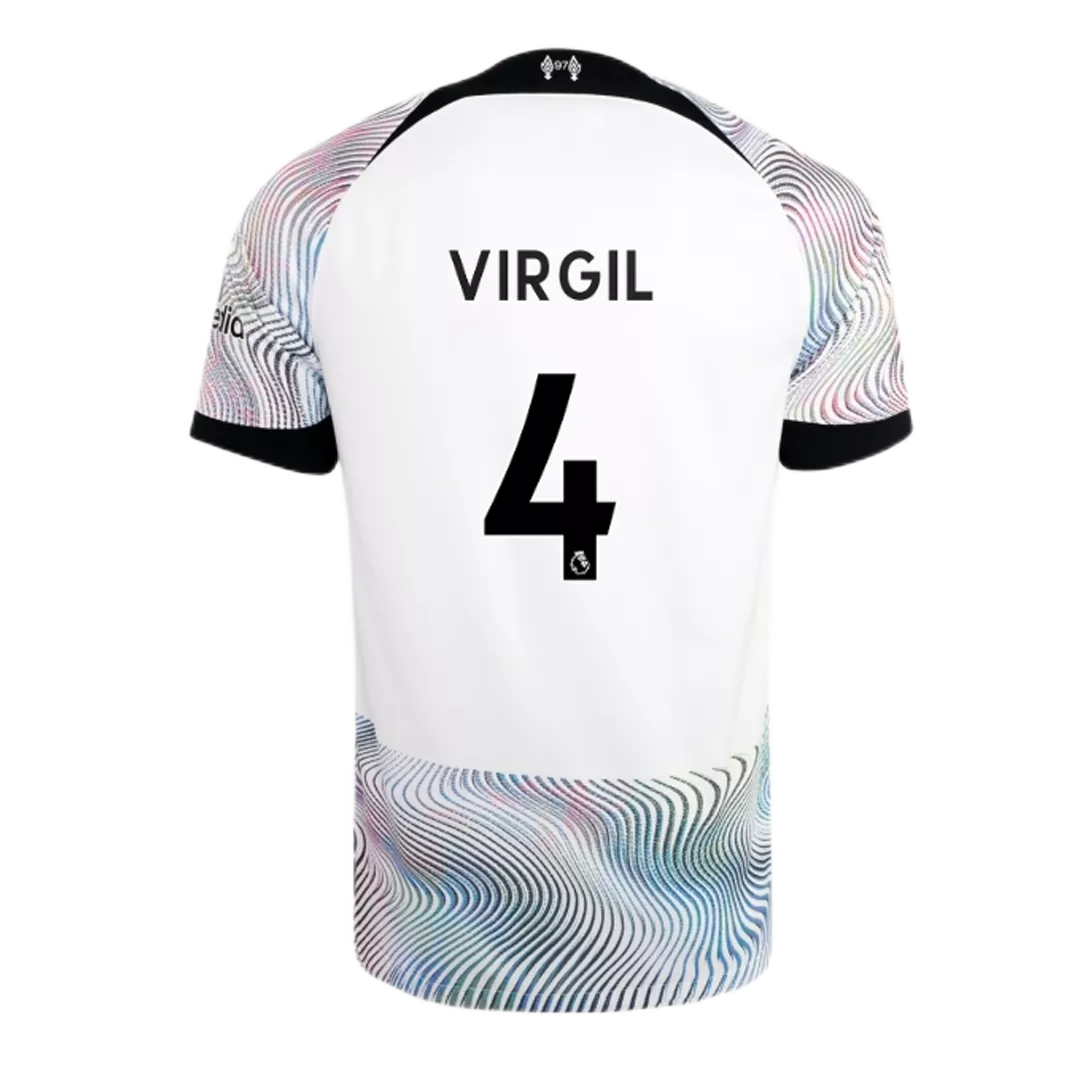 Liverpool Jersey Custom VIRGIL #4 Soccer Jersey Away 2022/23 - bestsoccerstore