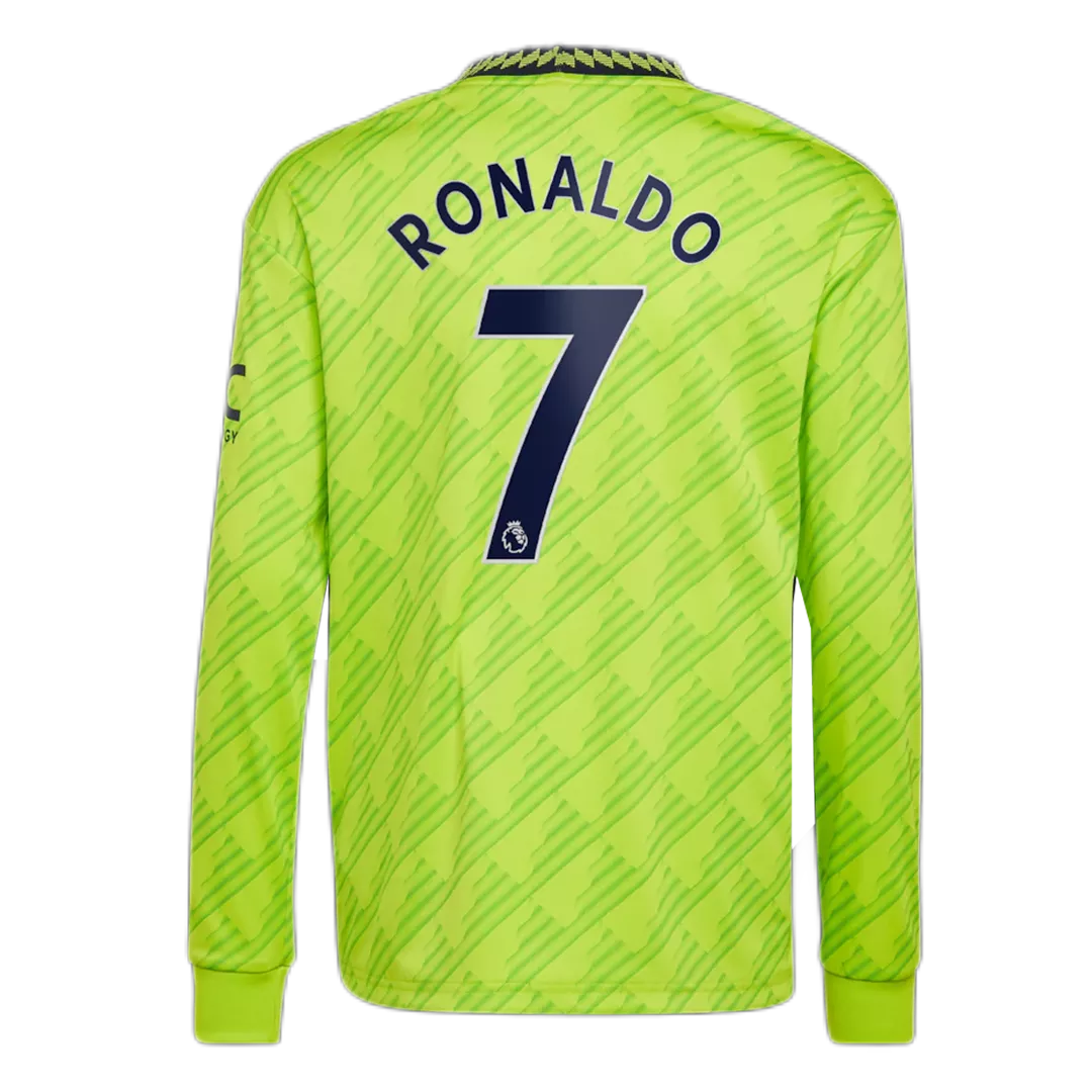 Manchester United Jersey Ronaldo #7 Custom Third Away Soccer Jersey 2022/23 - bestsoccerstore