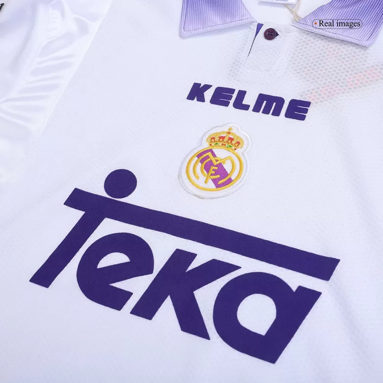 Real Madrid Retro Jersey Home Soccer Shirt 1997/98 - bestsoccerstore