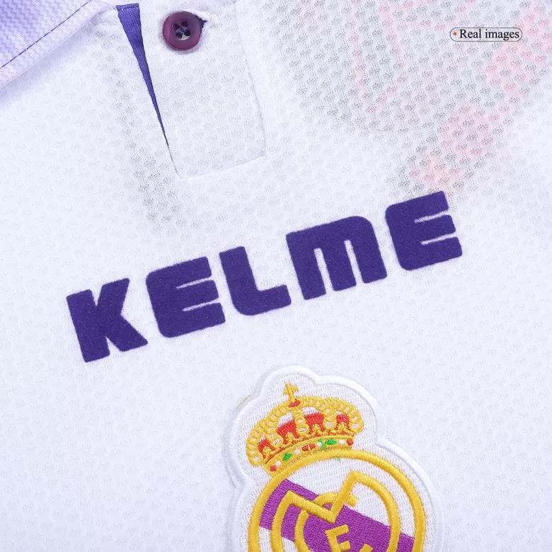 Real Madrid Retro Jersey Home Soccer Shirt 1997/98 - bestsoccerstore