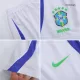 Kid's Brazil Jersey Custom Away Soccer Soccer Kits 2022 - bestsoccerstore