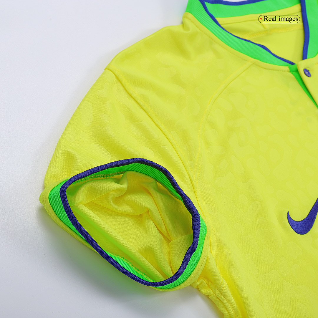 : Neymar Jr #10 Brazil Home Men's World Cup Soccer