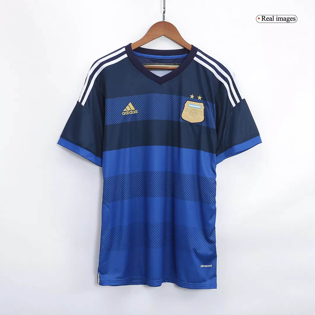 Argentina Jersey Custom Away Soccer Jersey 2014 - bestsoccerstore