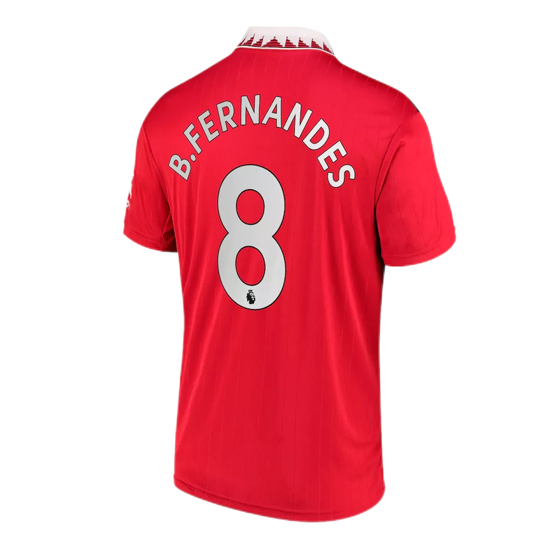 Manchester United Jersey Custom B.FERNANDES #8 Soccer Jersey Home 2022/23 - bestsoccerstore