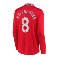 Manchester United Jersey B.FERNANDES #8 Custom Home Soccer Jersey 2022/23 - bestsoccerstore