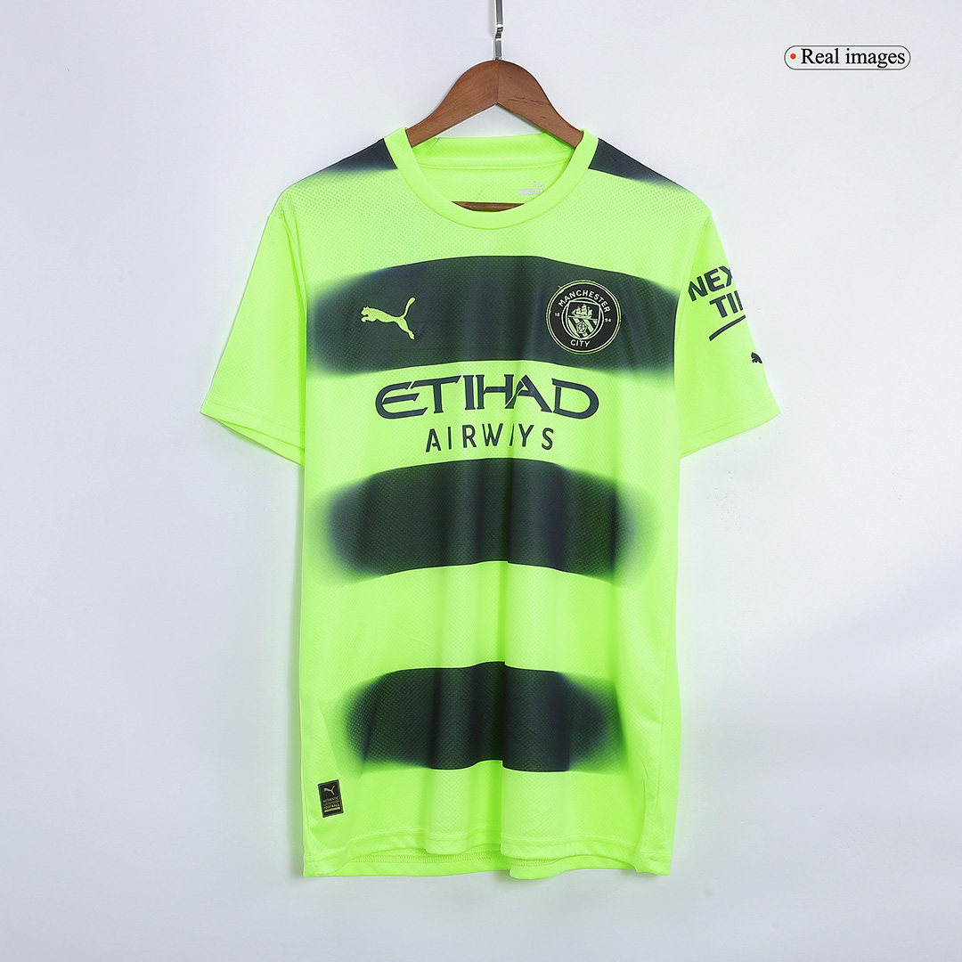 2021/22 Manchester City Third Jersey #17 De Bruyne 3XL Puma Soccer UCL 3rd  NEW