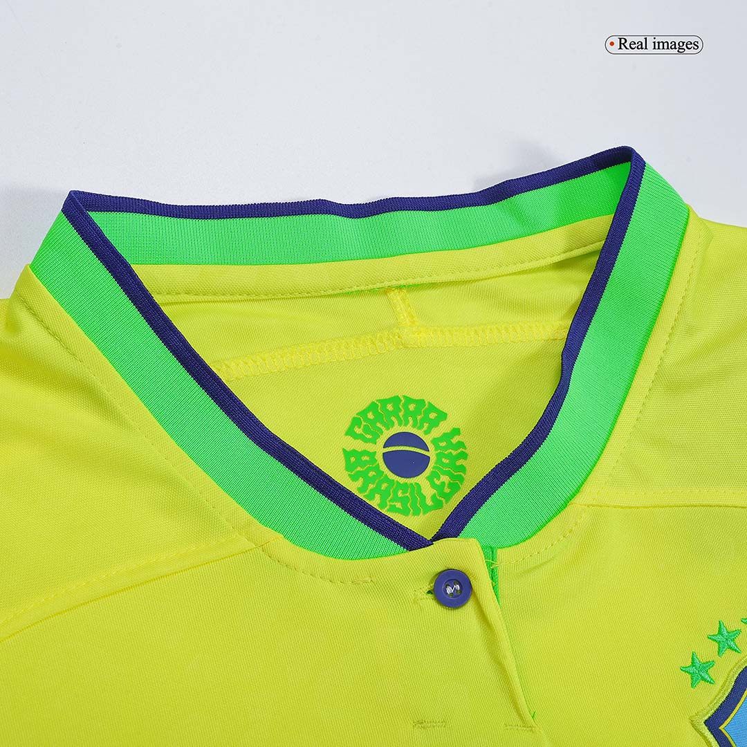 Women's Brazil Home Soccer Jersey 2022