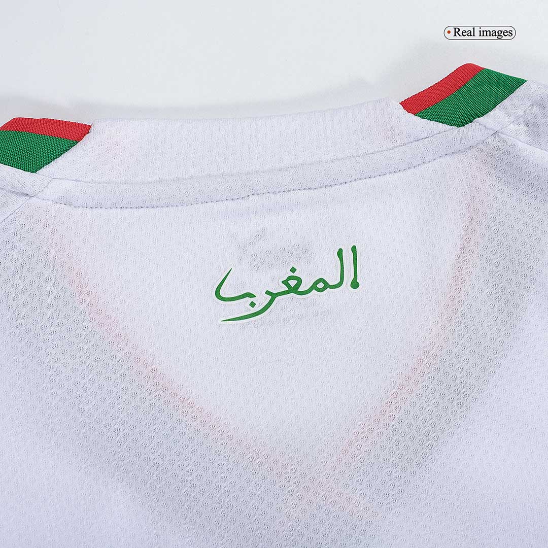 2022 Morocco Away Soccer Jersey - Kitsociety