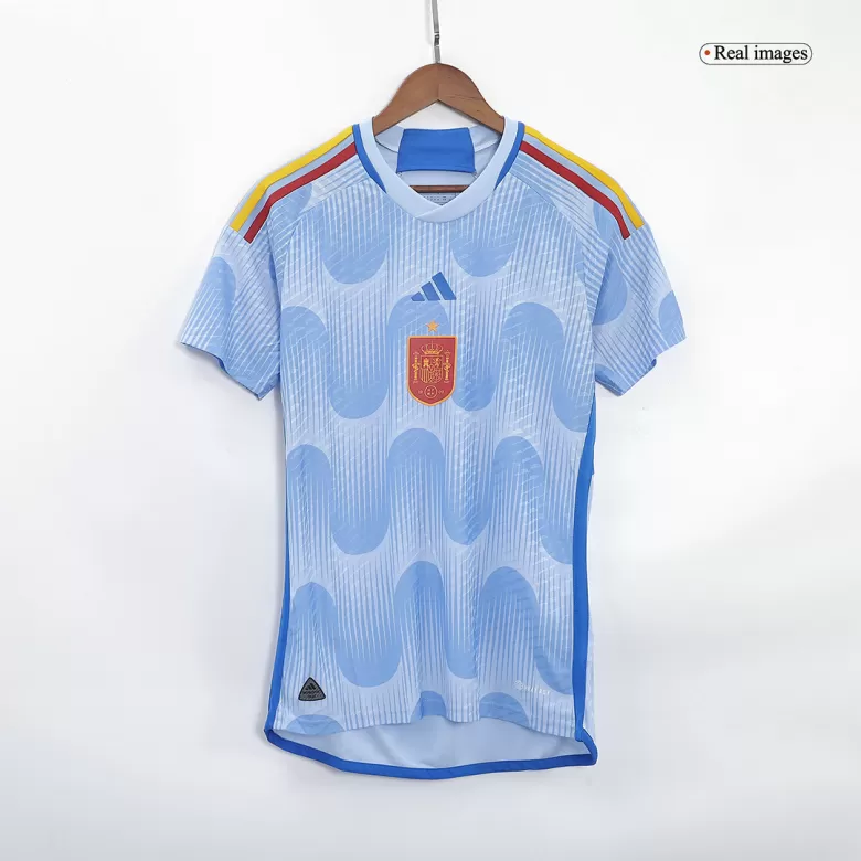 Spain Away Soccer Jersey Custom World Cup Jersey 2022