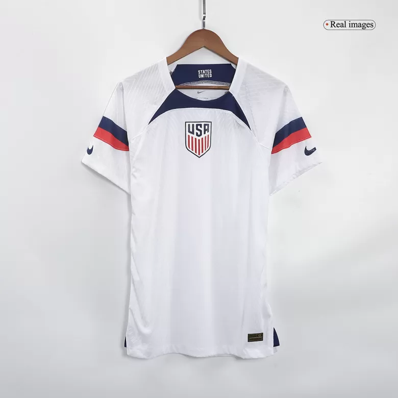 CUSTOM USA White 2022 Qatar World Cup Home Soccer Jersey