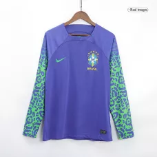 Brazil Soccer Jersey Away Custom World Cup Jersey 2022 - bestsoccerstore