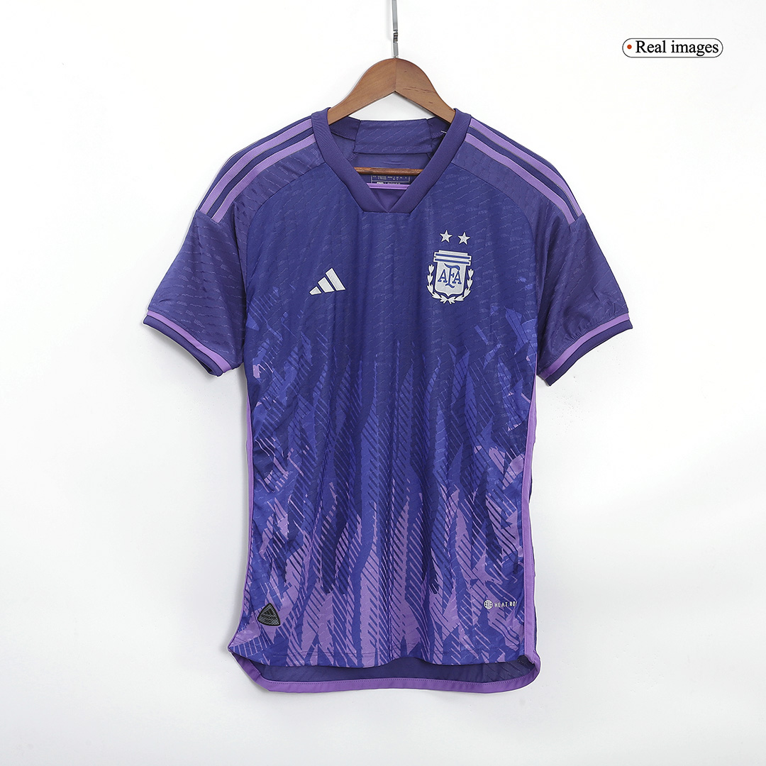 Argentina Jersey Messi #10 Custom Away Soccer Jersey 2022