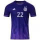 Argentina Jersey L. MARTINEZ #22 Custom Away Soccer Jersey 2022 - bestsoccerstore