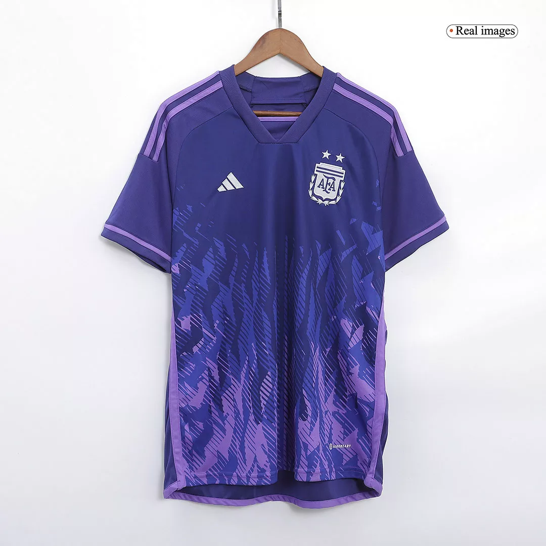 Argentina Away Soccer Jersey Custom DI MARIA #11 World Cup Jersey 2022 - bestsoccerstore