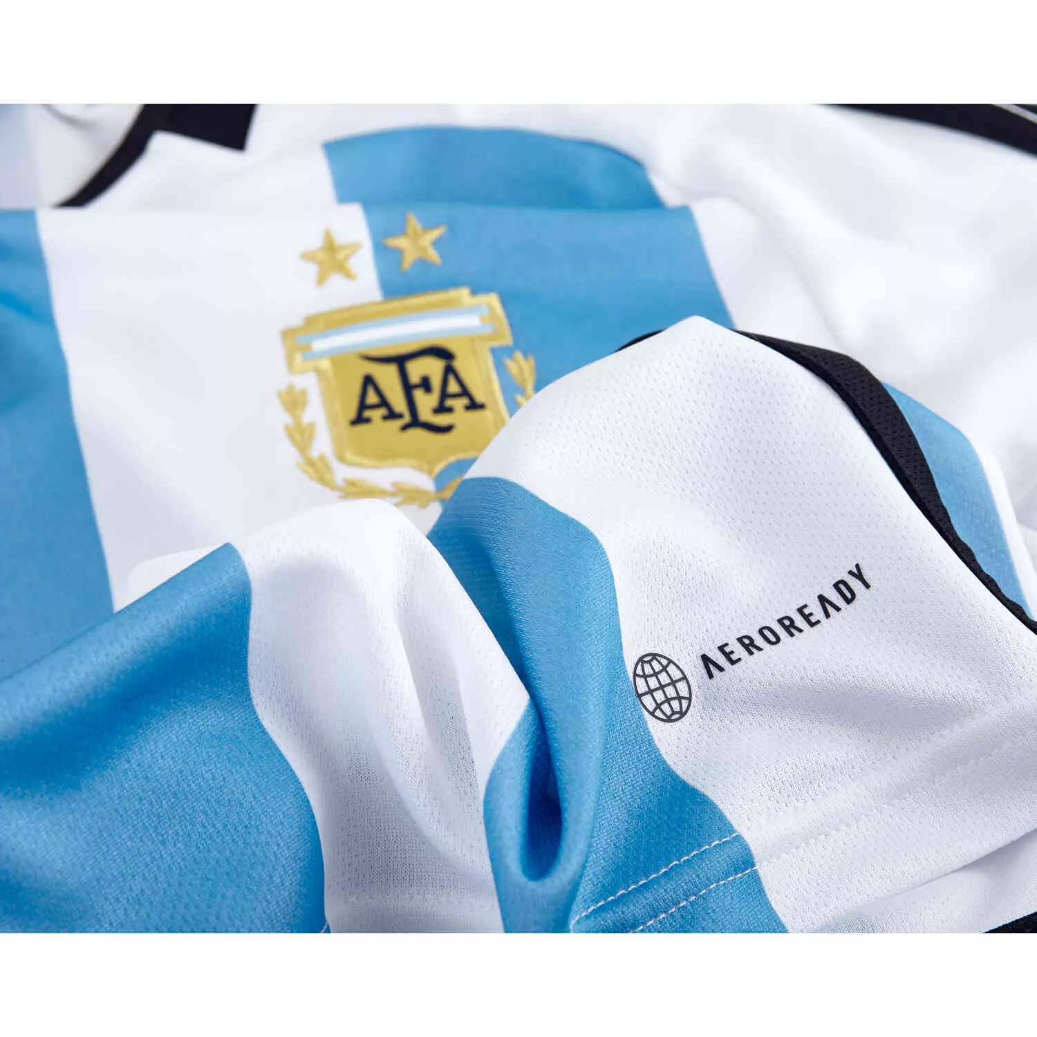 DI MARIA #11 Argentina Home Soccer Jersey Custom World Cup Jersey 2022 - bestsoccerstore