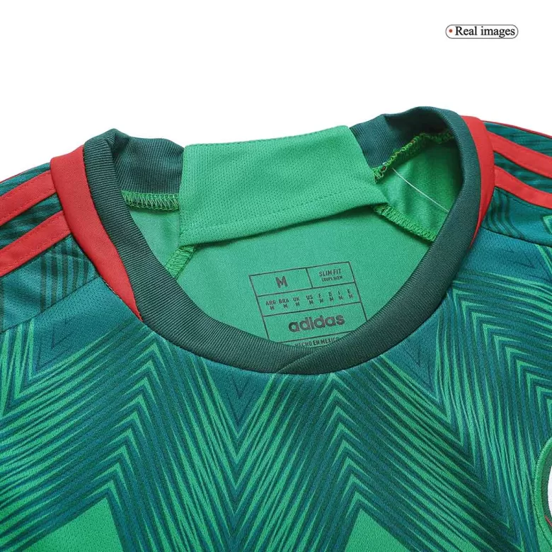 Men's adidas Green Mexico National Team 2022/23 Home Authentic Custom Jersey