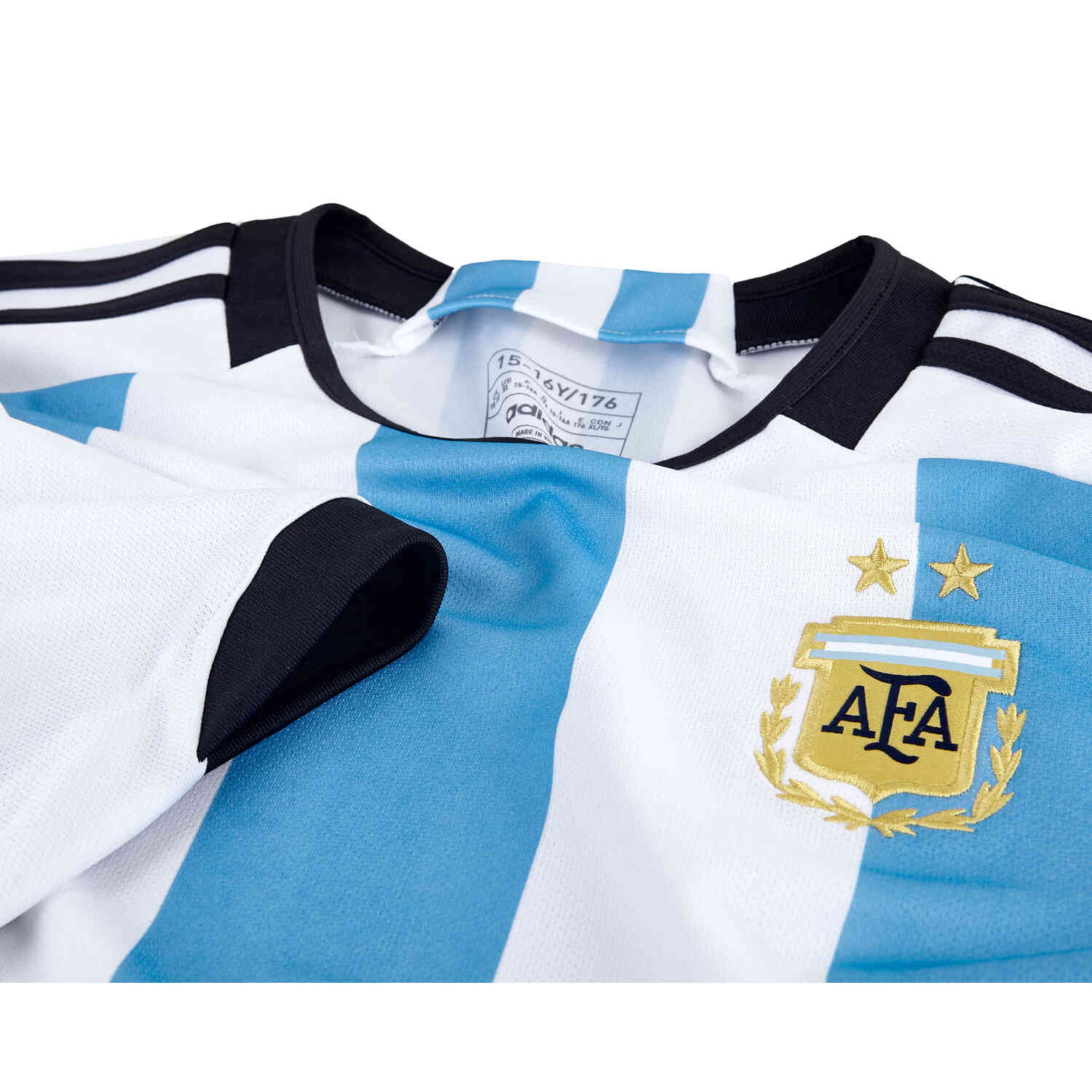 : Adidas Men's Argentina Home Jersey (Large) (White/Blue