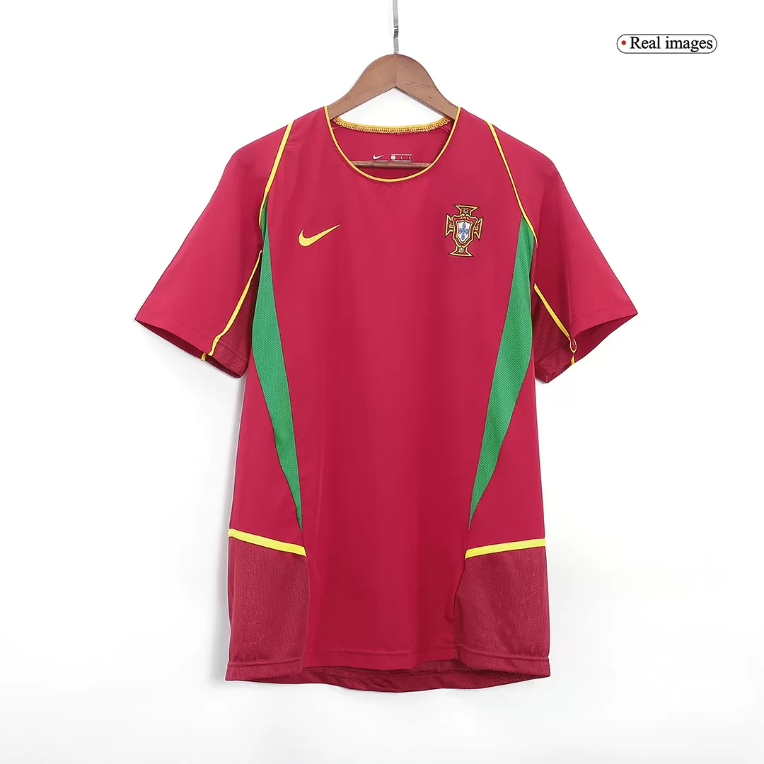 Portugal Jersey Custom Home Soccer Jersey 2002