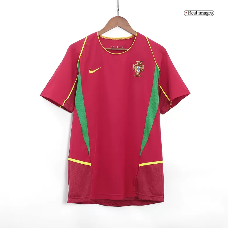 Portugal Retro Jersey Home Soccer Shirt 2002 - bestsoccerstore