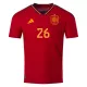 Spain Jersey PEDRI #26 Custom Home Soccer Jersey 2022 - bestsoccerstore