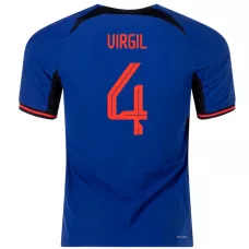 Netherlands Away Soccer Jersey VIRGIL #4 Custom World Cup Jersey 2022 - bestsoccerstore