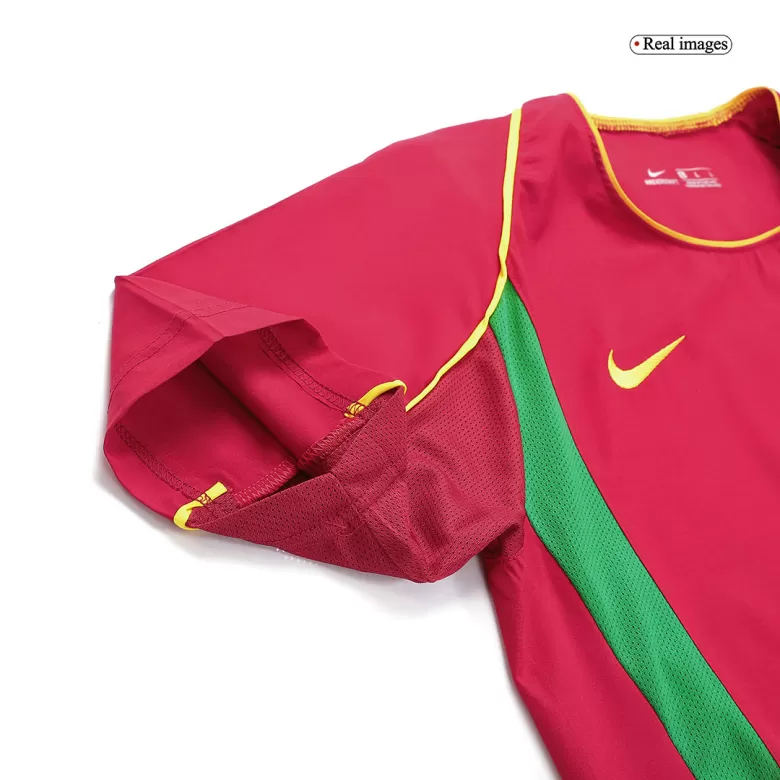 Portugal Retro Jersey Home Soccer Shirt 2002 - bestsoccerstore