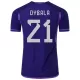 Argentina Jersey DYBALA #21 Custom Away Soccer Jersey 2022 - bestsoccerstore