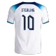 England Jersey STERLING #10 Custom Home Soccer Jersey 2022 - bestsoccerstore