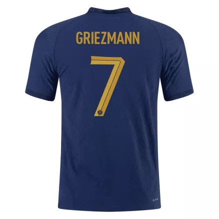 Authentic France Soccer Jersey GRIEZMANN #7 Home Shirt 2022 - bestsoccerstore