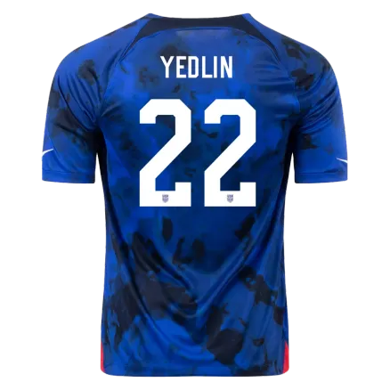 USA Jersey Custom YEDLIN #22 Soccer Jersey Away 2022 - bestsoccerstore