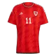 Wales Jersey Custom BALE #11 Soccer Jersey Home 2022 - bestsoccerstore