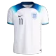 England Jersey RASHFORD #11 Custom Home Soccer Jersey 2022 - bestsoccerstore