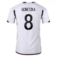 Germany Home Soccer Jersey Custom GORETZKA #8 World Cup Jersey 2022 - bestsoccerstore