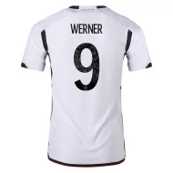 Germany Home Soccer Jersey WERNER #9 Custom World Cup Jersey 2022 - bestsoccerstore