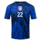 USA Away Soccer Jersey Custom YEDLIN #22 World Cup Jersey 2022 - bestsoccerstore