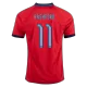 England Jersey Custom RASHFORD #11 Soccer Jersey Away 2022 - bestsoccerstore