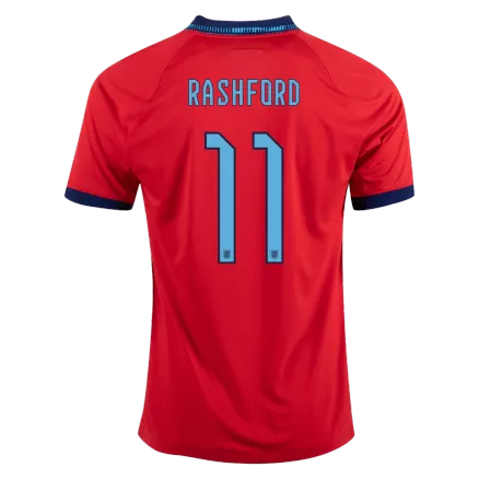 England Jersey Custom RASHFORD #11 Soccer Jersey Away 2022 - bestsoccerstore