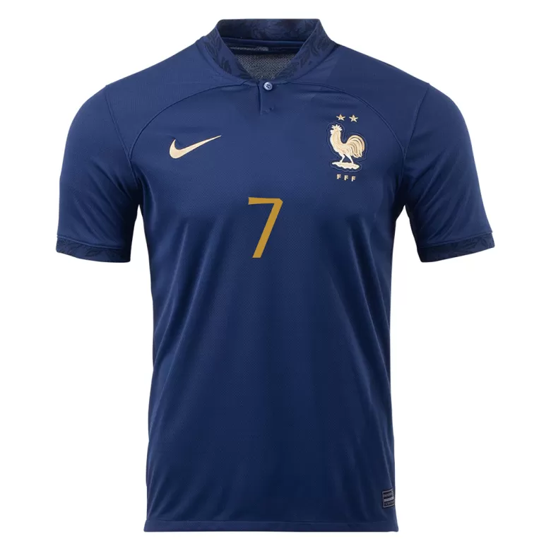 France Jersey Custom GRIEZMANN #7 Soccer Jersey Home 2022 - bestsoccerstore